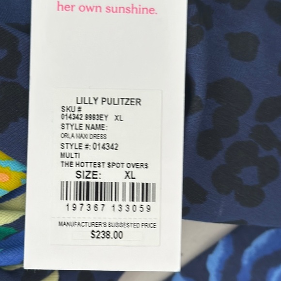 Lilly Pulitzer Orla Maxi NWT size XL - Picture 2 of 7